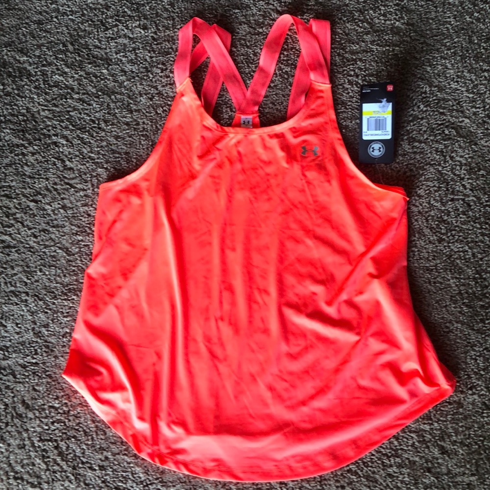 New Under Armour coral tank top